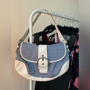 2000s y2k COACH soho blue purse